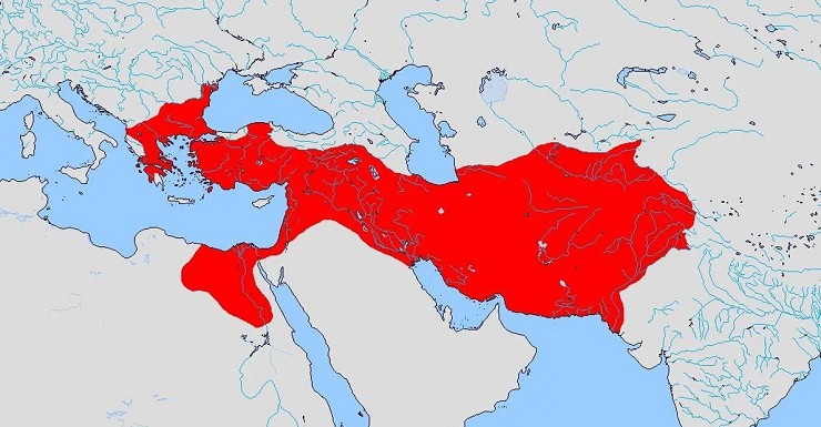 Империя Александра Македонского. 323 г. до н. э.