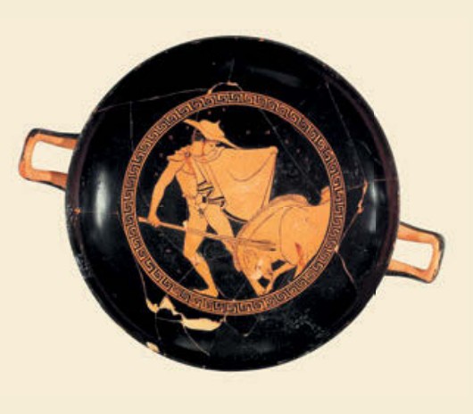 Краснофигурный килик Греция. 480 г. до н. э.