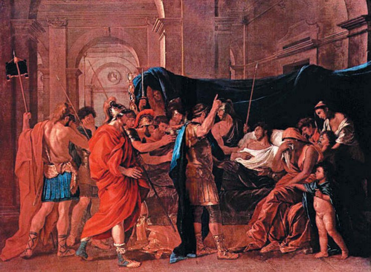 Никола Пуссен. Смерть Германика. 1627