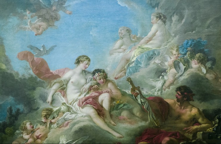 Франсуа Буше Вулкан вручает Венере доспехи Энея 1757