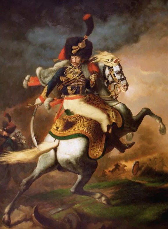 Теодор Жерико Офицер конных егерей императорской гвардии, идущий в атаку. 1812