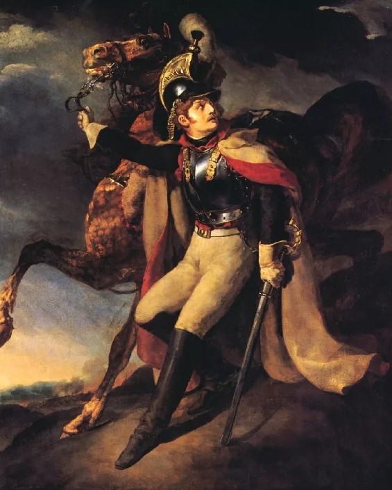Теодор Жерико Раненый кирасир, покидающий поле боя 1814 