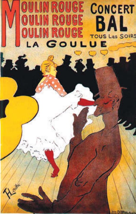 Анри де Тулуз-Лотрек Танцующая Ла Гулю Афиша. 1891 