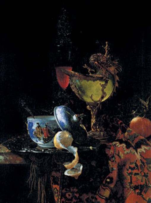 Виллем Кальф Натюрморт с китайской чашей и наутилусом. 1662