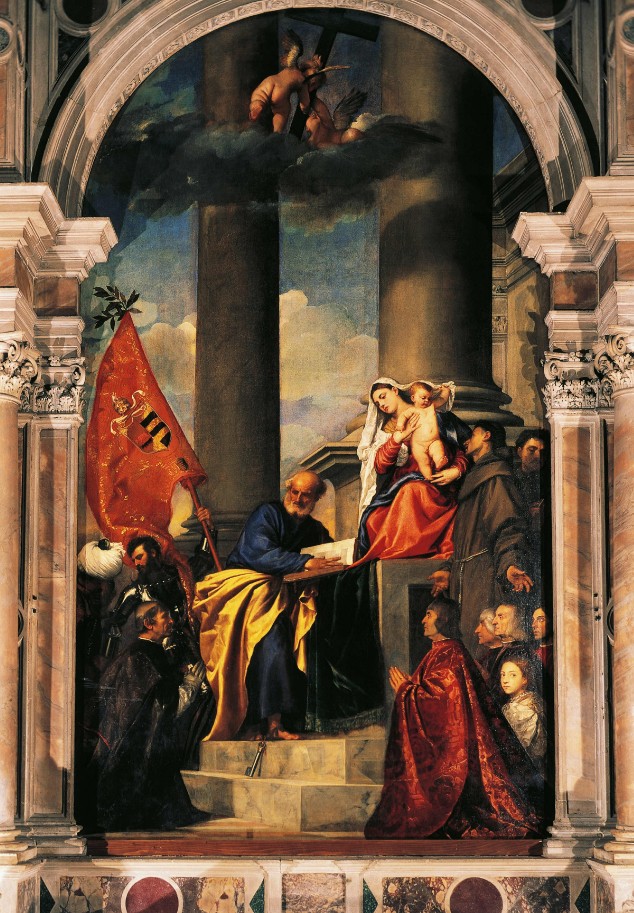 Тициан. Мадонна семейства Пезаро 1526