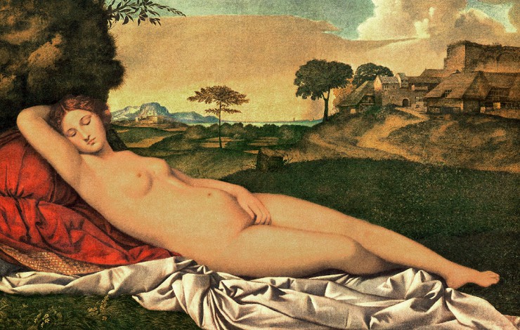 Джорджоне Спящая Венера. Ок.1509