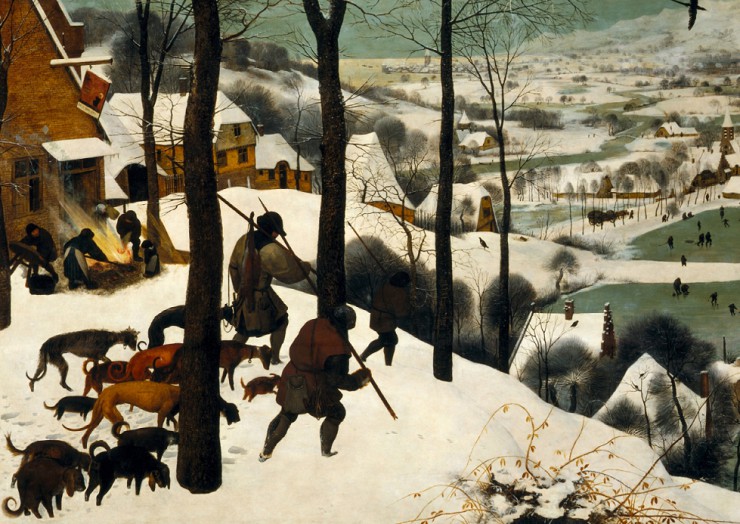 Питер Брейгель Старший Охотники на снегу. 1565