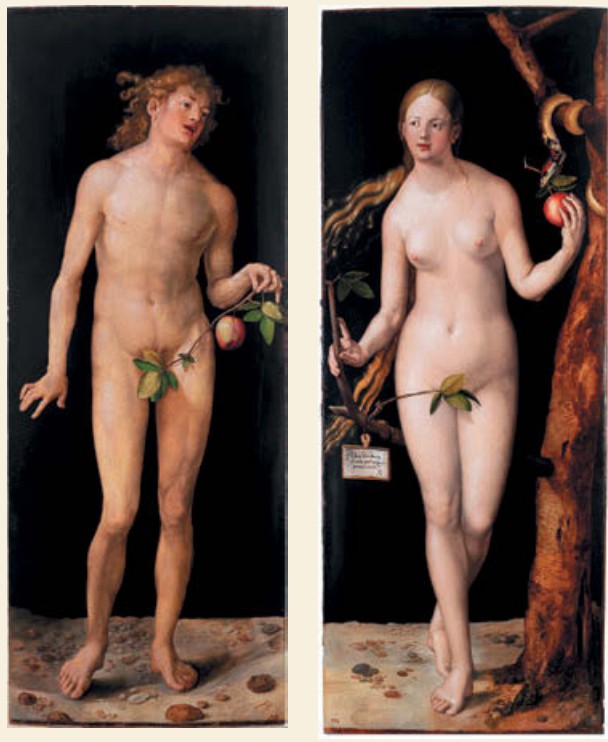 Альбрехт Дюрер. «Адам» и «Ева» Диптих. 1507