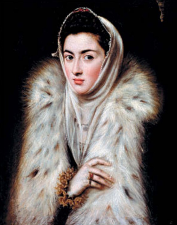 Эль Греко. Дама в мехах 1577–1580 