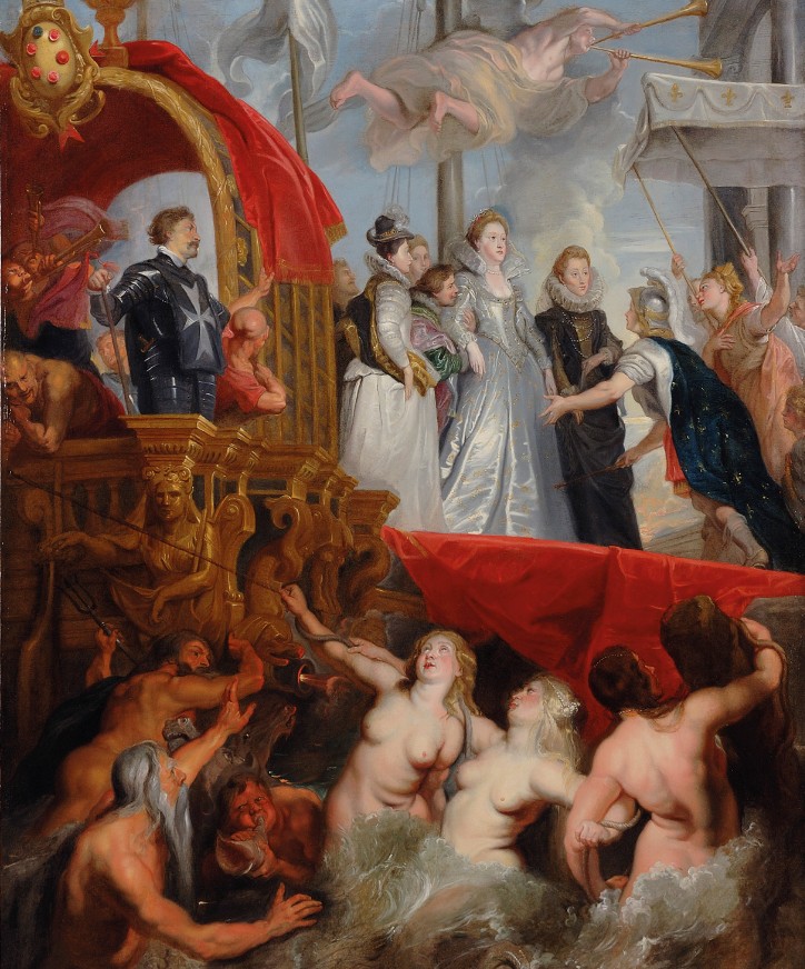 Рубенс. Прибытие Марии Медичи в Марсель. 1622–1625