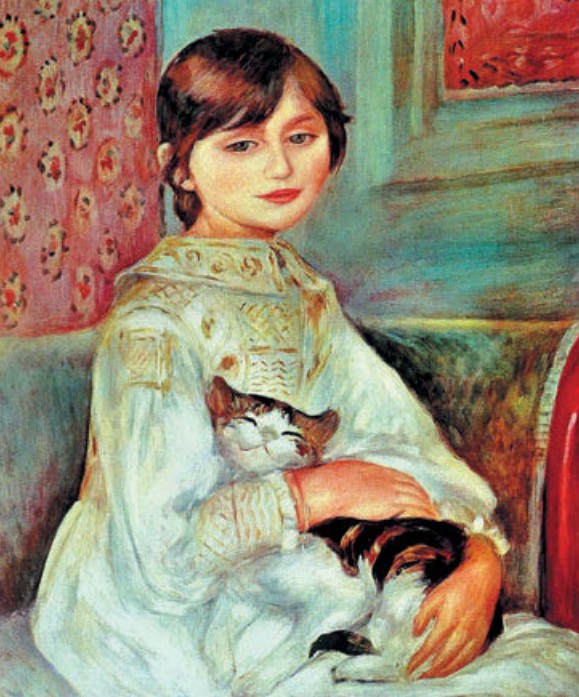 Пьер-Огюст Ренуар Жюли Мане с кошкой. 1887