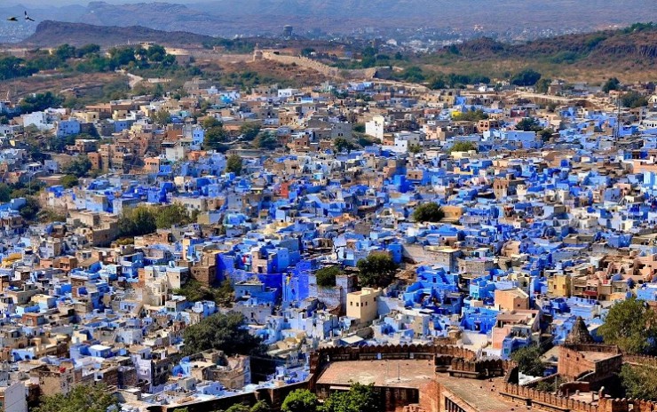 Голубой город Джодхпур 