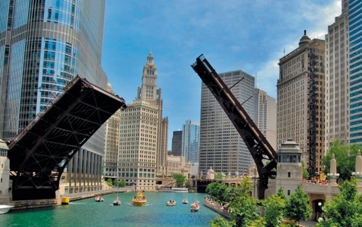 Чикаго — город высоток и разводных мостов