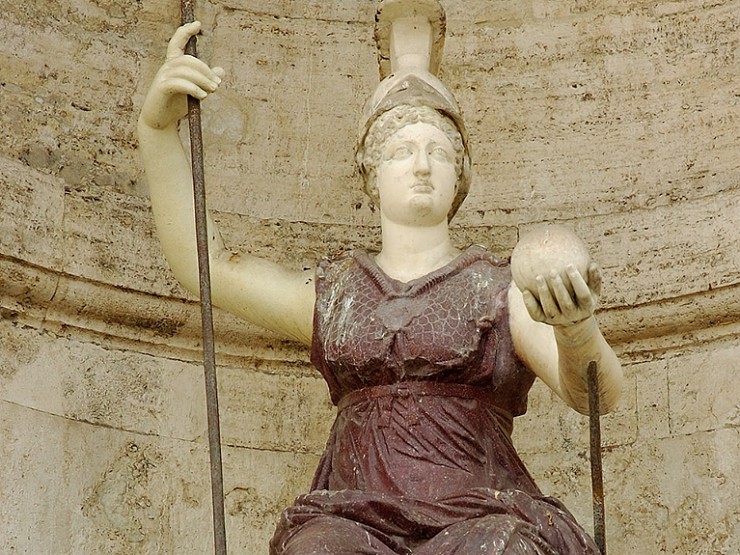  Фигура Минервы, богини мудрости 