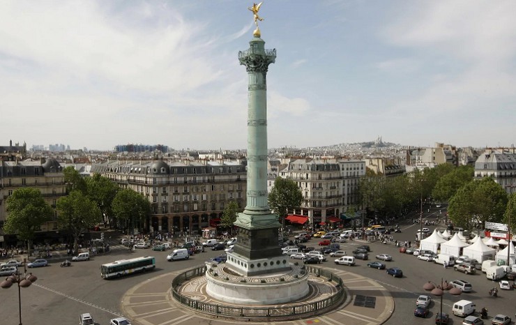 Июльская колонна на площади Бастилии