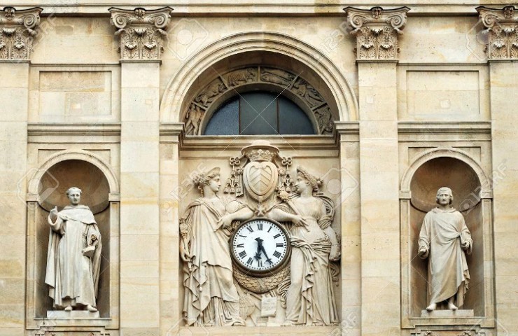 Фрагмент фасада капеллы Святой Урсулы Сорбонской