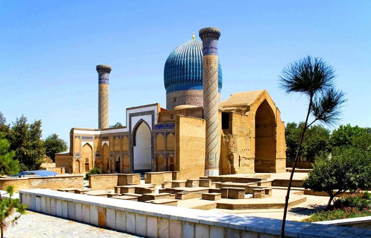 Мавзолей Гур-Эмир в Самарканде. Узбекистан 