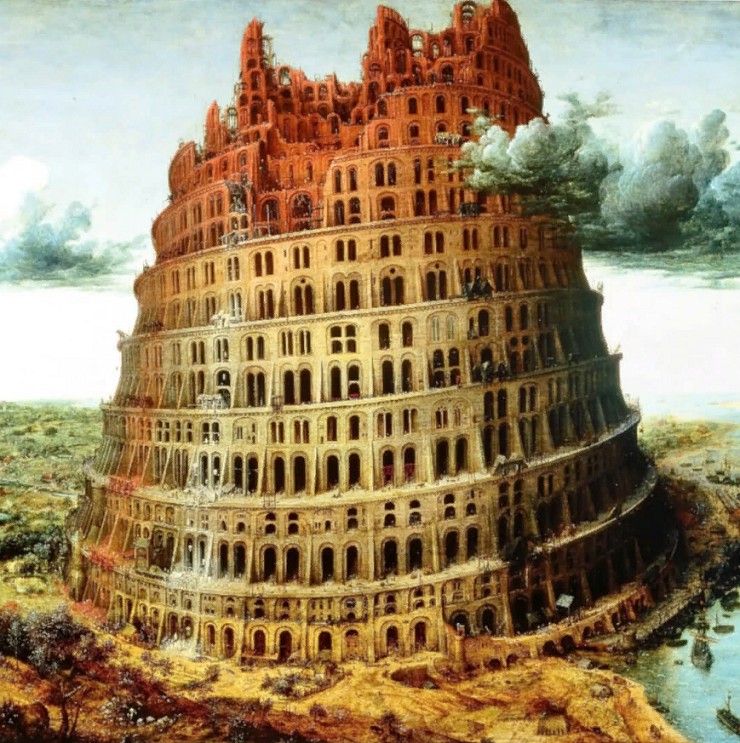 Питер Брейгель Старший. Вавилонская башня. 1563 г.