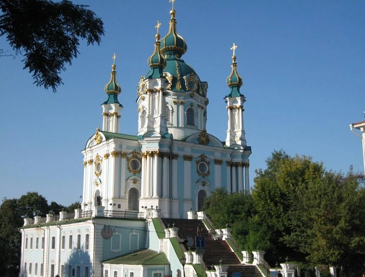 Андреевская церковь. Киев. Украина