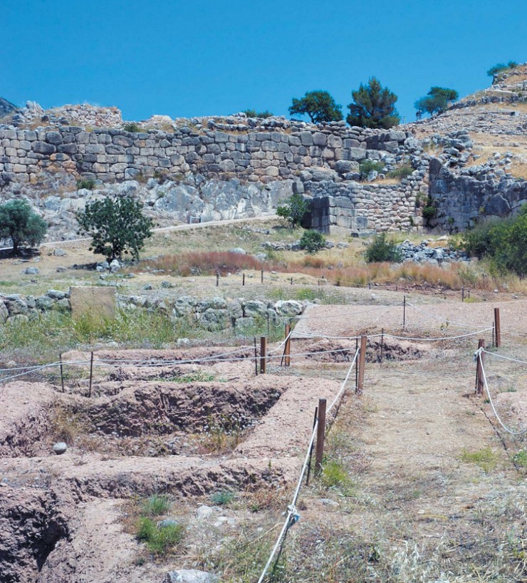 Руины некогда культурного и политического центра ахейцев