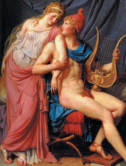 Елена Прекрасная и Парис. Жак Луи Давид, 1788 г., Лувр (Париж)