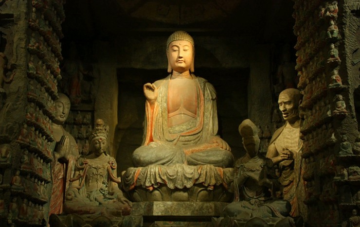 Буддистские статуи, экспонаты Сианьского исторического музея