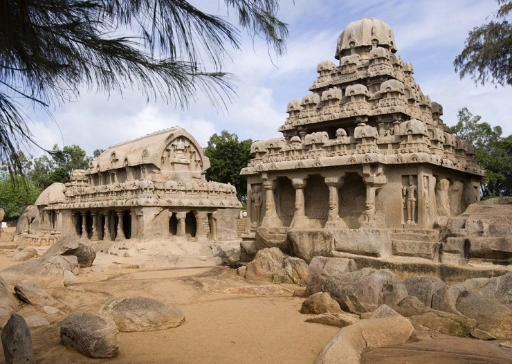 Монолитные храмы Махабапипурама