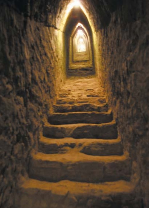 Подземный ход Пирамиды Чолулы