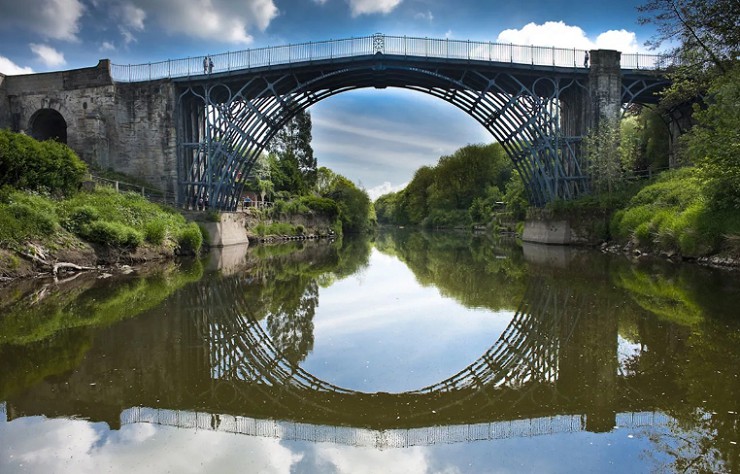 Чугунный арочный мост Айрон бридж