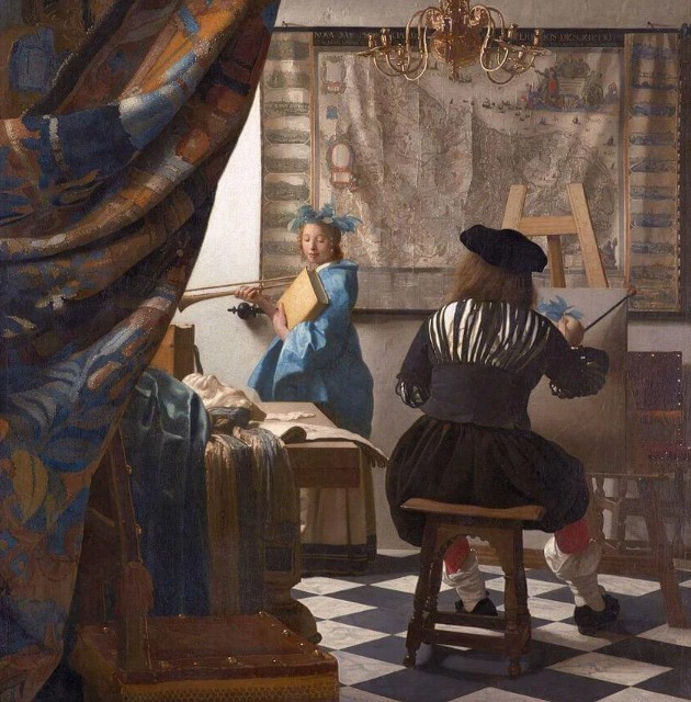 «Искусство живописи» («Мастерская художника»), Ян Вермеер, около 1666, холст, масло