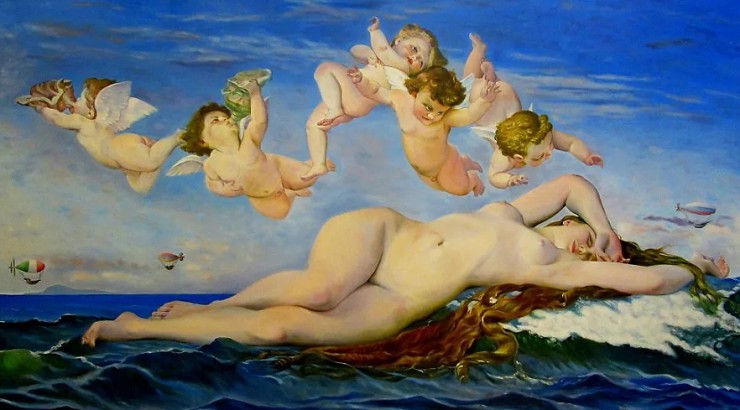 «Рождение Венеры», Александр Кабанель, 1863, холст, масло
