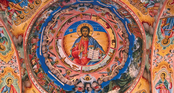 Знаменитые росписи-фрески, изображающие догмы Священного Писания.