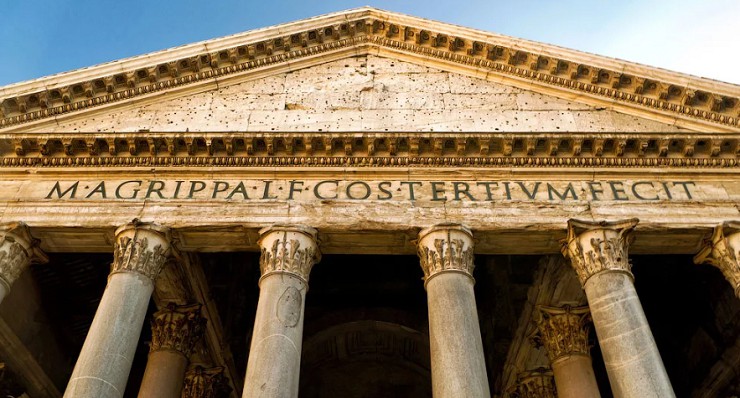 Латинская надпись на Пантеоне