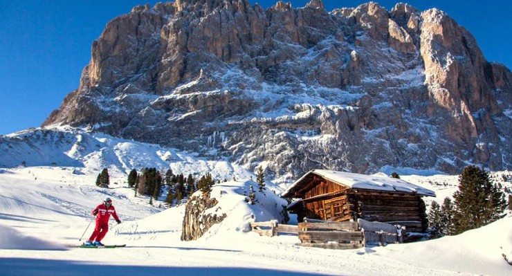 Итальянские горнолыжные курорты в Валь Гардена 