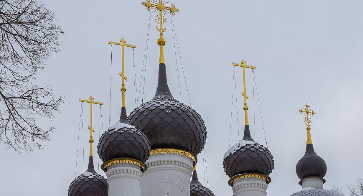 Купола Казанской церкви