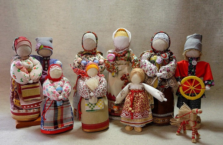 Куклы из ситца