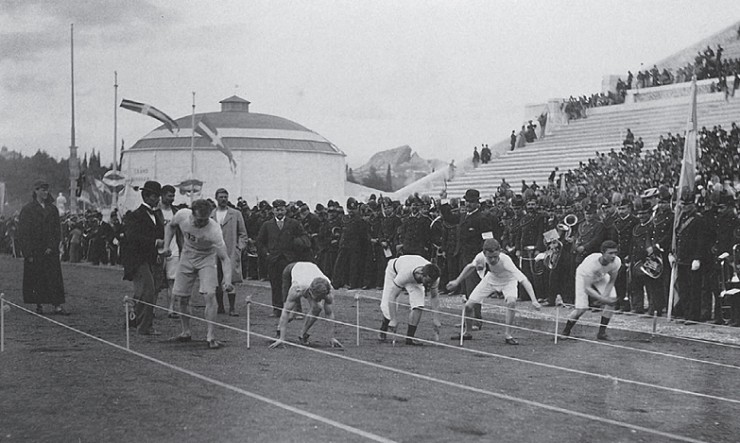 Олимпиада 1896 года: забег на 100 метров 