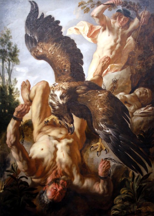 Якоб Иорданс. Орел, терзающий Прометея. Ок. 1640. Музей Вальрафа-Рихарца, Кёльн, Германия