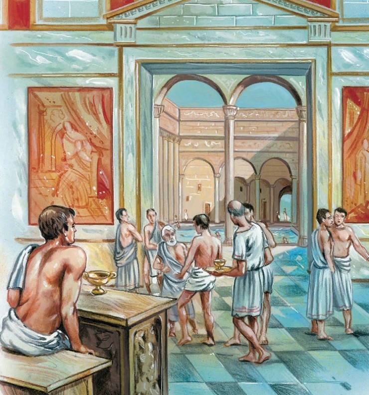 бани в древней греции и риме