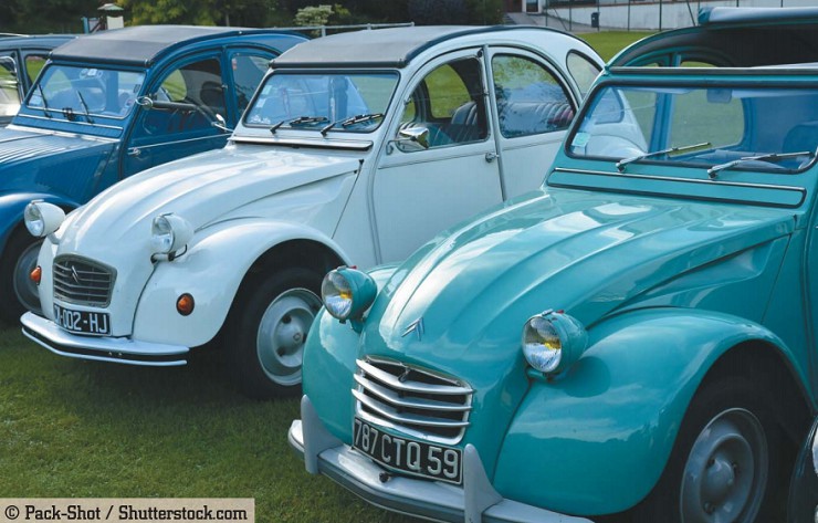 Коллекция старинных автомобилей Citroёn. Ла Буй, Франция, 9 сентября 2018 г.