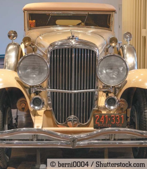 Модель Duesenberg J 1931 г. в музее Генри Форда. Дирборн, США, 21 апреля 2018 г.