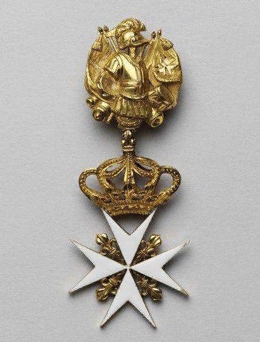 Российская награда – знак Мальтийского ордена. 1800 г. 