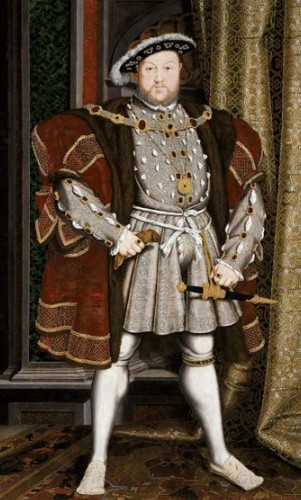 Г. Гольбейн. Портрет Генриха VIII. 1540 г. 