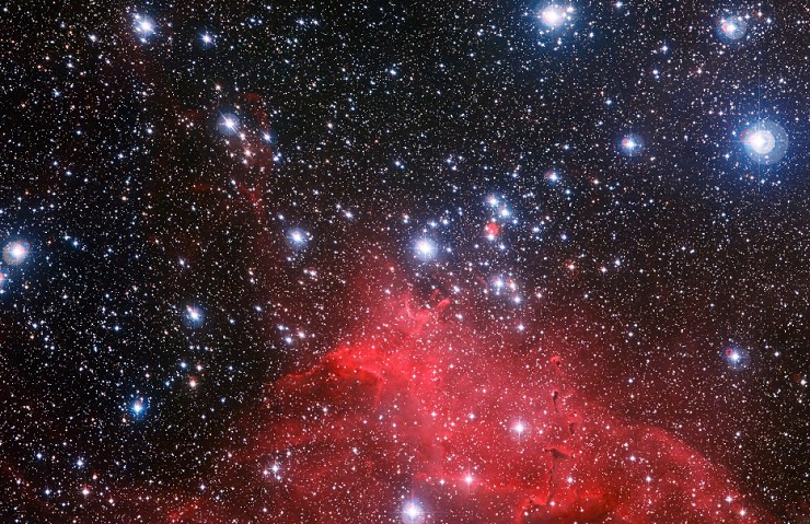 Молодые звезды в NGC 3572