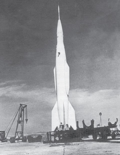 Ракета Р-1Д, использовавшаяся для геофизических исследований в 1954 году