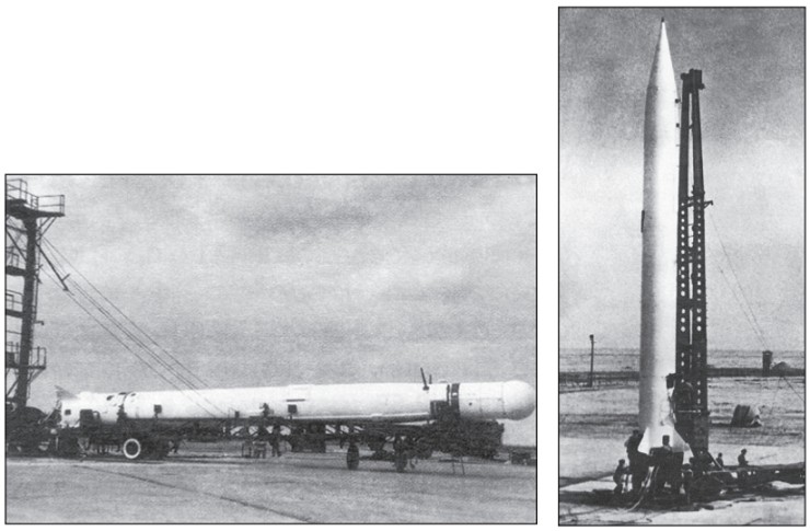 Установка ракеты Р-5