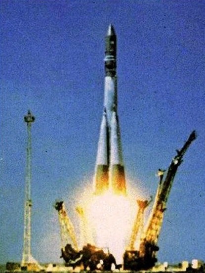 Старт космического корабля «Восток», Байконур, 12 апреля 1961 года