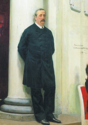 Портрет работы И. Репина, 1888 год