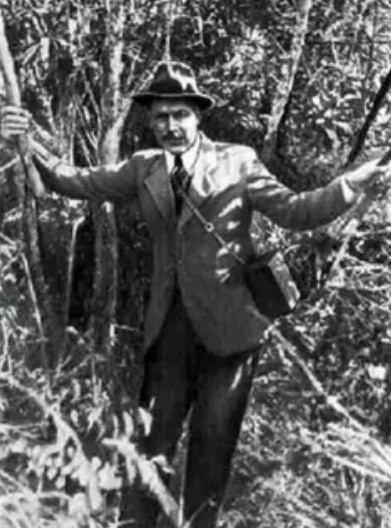 Фотография, сделанная во время экспедиции в Боливию за семенами хинного дерева, 1932 год