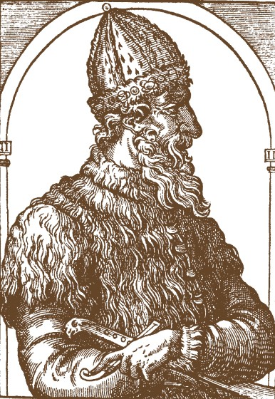 Иван III. Гравюра. 1584 г. 